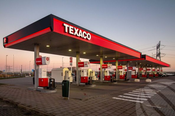 texaco lichtreclame